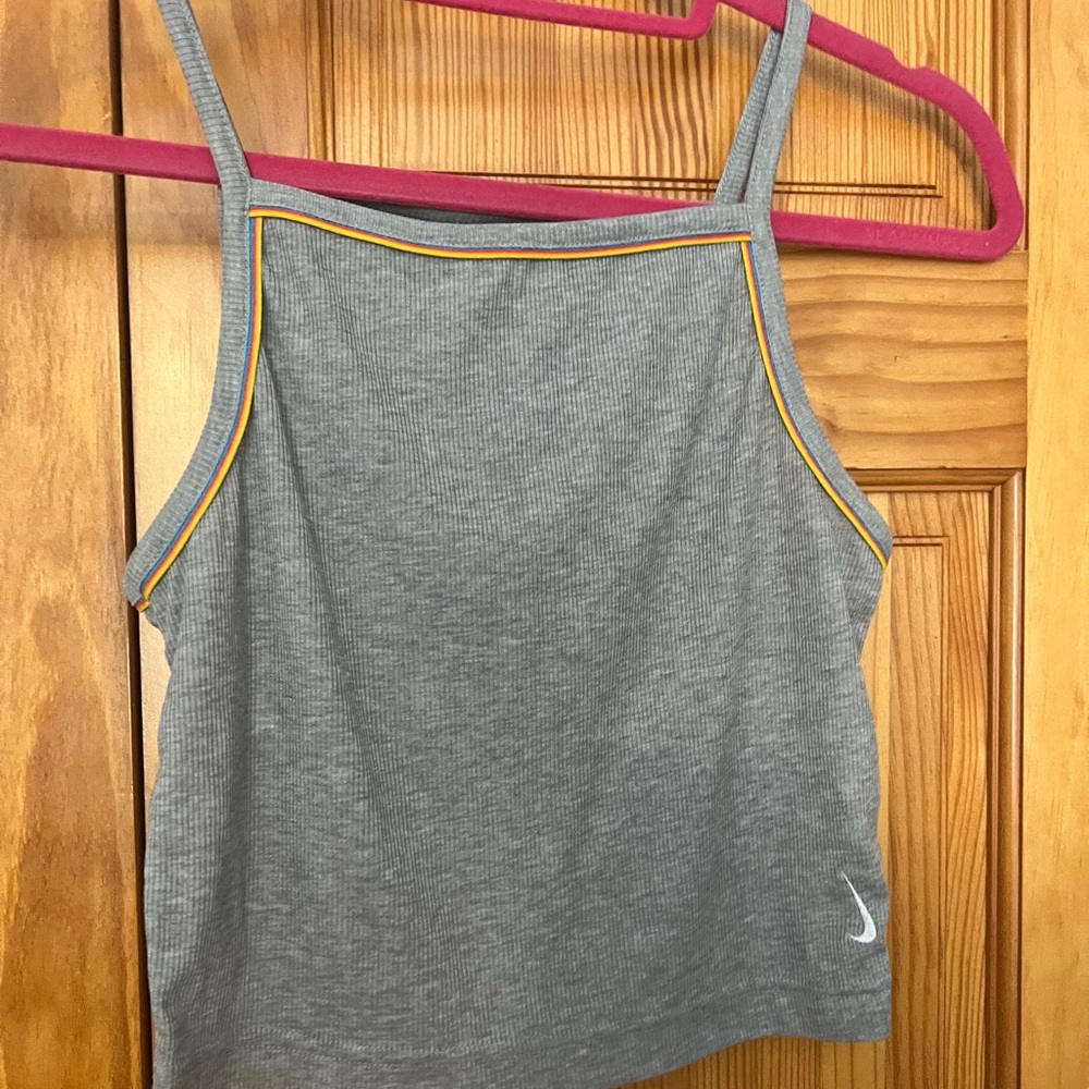Nike yoga gray tank